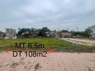 Chính chủ bán 100,8m2, mt 6.5m đất đấu giá thụy lôi, tiên lữ, hưng yên