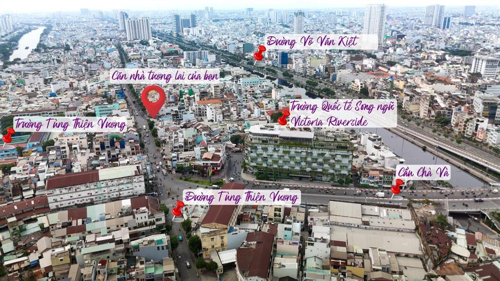 Căn góc 2 mặt tiền kinh doanh 3 tầng dt 13x3m tùng thiện vương, quận 8, giá 5,9 tỷ