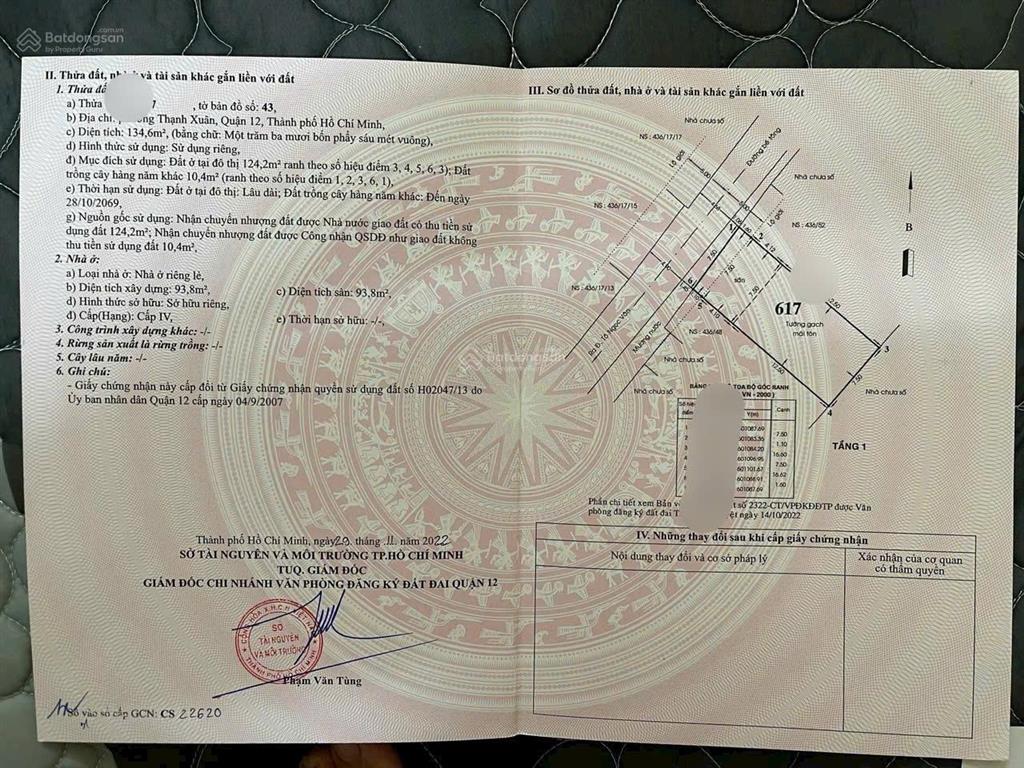 Nhà mặt tiền (hà huy giáp). ngay ngã 4 ga