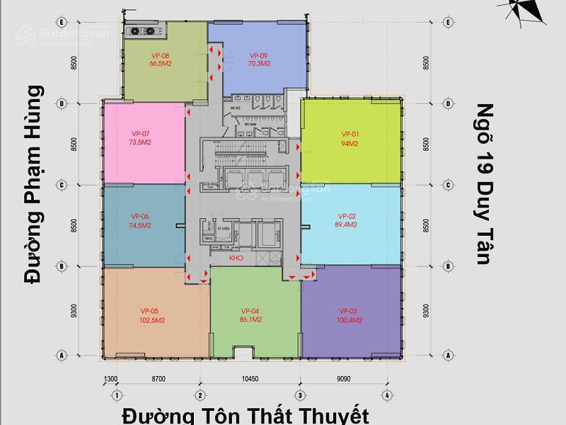 Tòa epic tower cho thuê văn phòng hạng a sang trọng nhất duy tân  cầu giấy. diện tích 220m2