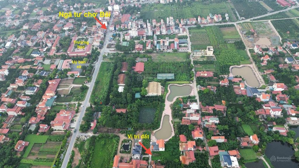 Cc cần bán lô đất xã vân phúc (cũ) ô tô con đỗ cửa đẹp xuất sắc  đón sóng dự án cầu vân phúc