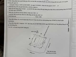 Cần tiền bán lô góc 2 mặt tiền minh long , tx chơn thành cũ , dân đông , sát quốc lộ 14 giá tốt