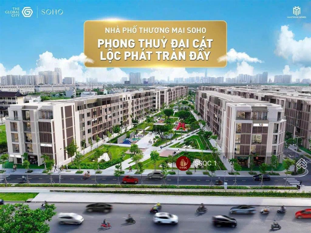 Tin thật 100%  nhà phố soho the global city  ưu đãi cực khủng  tiềm năng đầu tư vô hạn