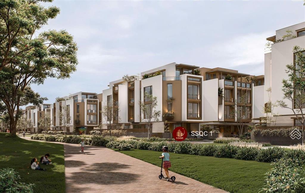 Gía thật 100%  thanh toán từ 20% nhận nhà phố soho liền tay, vị trí độc bản tại the global city