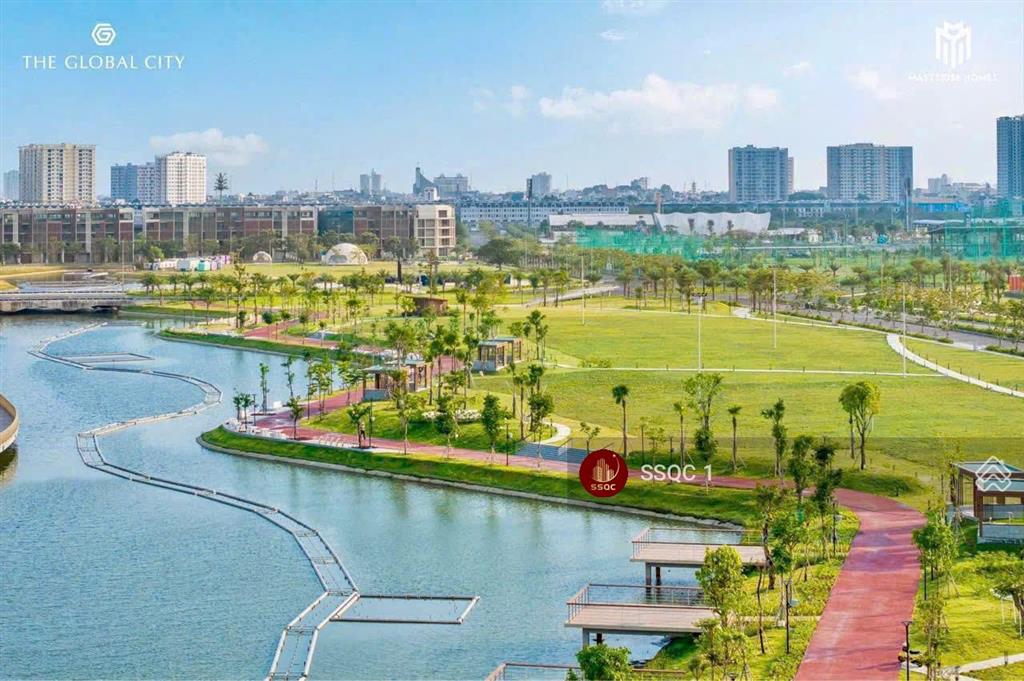 Gía thật 100%  thanh toán từ 20% nhận nhà phố soho liền tay, vị trí độc bản tại the global city