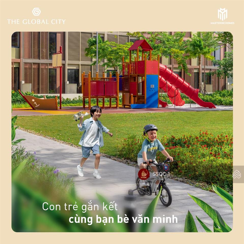 Gía thật 100%  thanh toán từ 20% nhận nhà phố soho liền tay, vị trí độc bản tại the global city