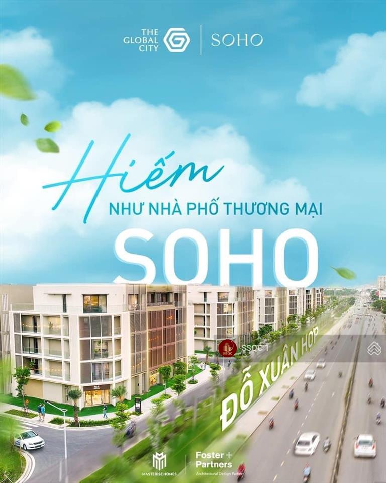  ngay  nhà phố soho the global city, view đẹp tuyệt mỹ  ưu đãi vô hạn