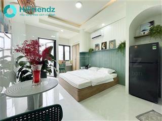 Căn hộ studio  full nội thất, ban công rộng  sát bên đại học văn lang cs3