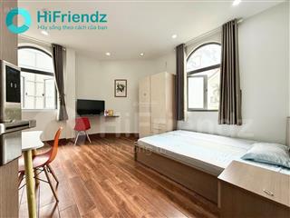 Căn hộ studio nội thất cao cấp  mới 100%  ngay khu sầm uất nguyễn gia trí  ngã tư hàng xanh