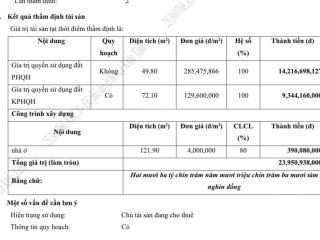 Mặt tiền lạc long quân 122m2(7.5x16.5m) ngộp bank