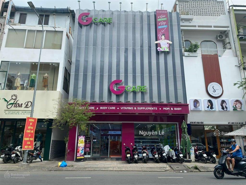 Cần cho thuê mặt tiền ngang 10m đường võ văn tần, quận 3, giá 88 triệu/tháng