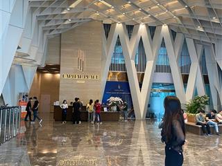 Cđt trực tiếp cho thuê văn phòng tòa capital place hạng a dt 100m2, 200m2, 350m2 quận ba đình