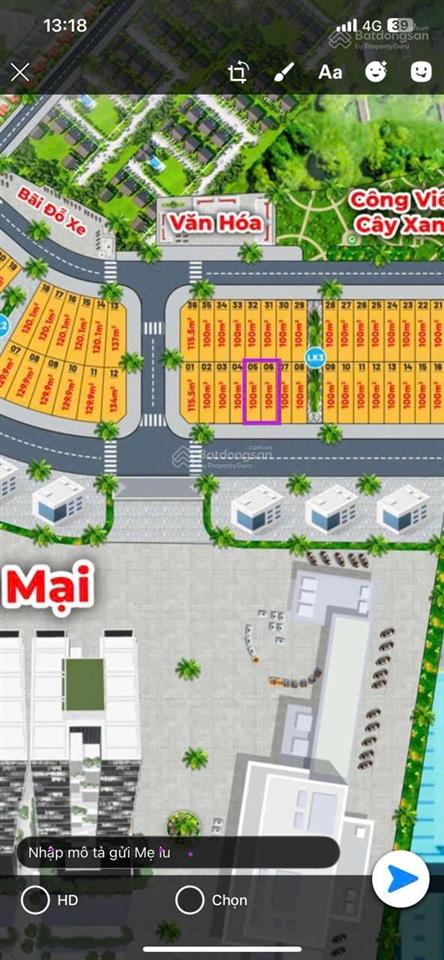 Bán cặp liền kề 3 05,06 mặt bằng 4133 đông tiến thành phố thanh hoá. chỉ 1 tỷ / lô quá rẻ