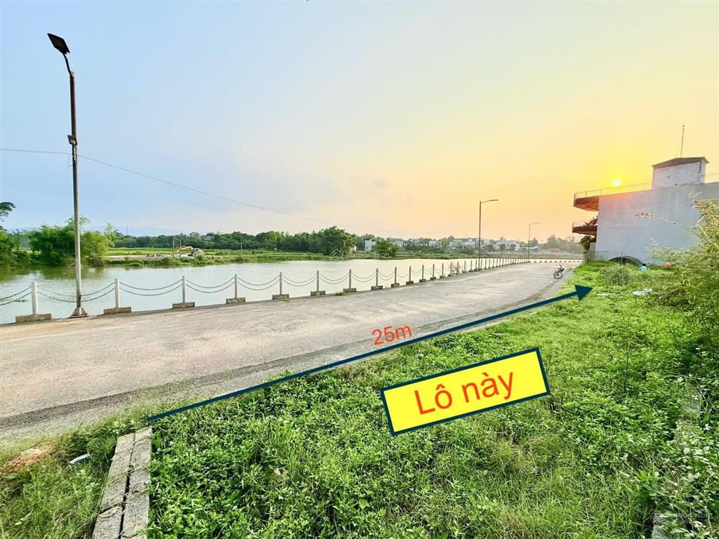 Tôi bán gấp lô đất 743m2 view hồ hạ bằng, khu cnc hòa lạc, mt 25m view trực diện ra hồ rộng 8ha