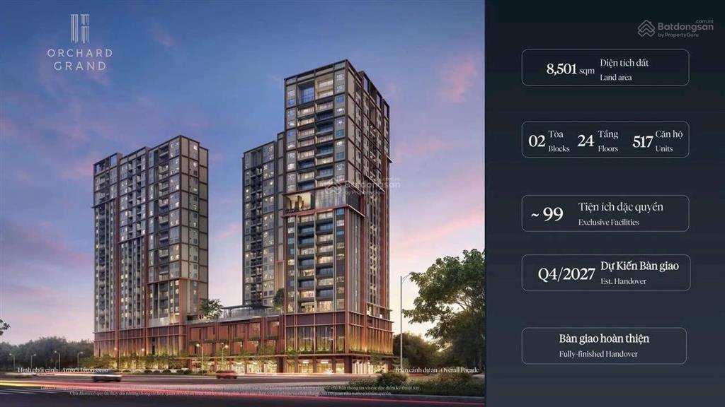 Tư vấn căn hộ 2pn 75m2 4,2 tỷ, orchard grand tại sycamore cđt capitaland, 0938 355 ***