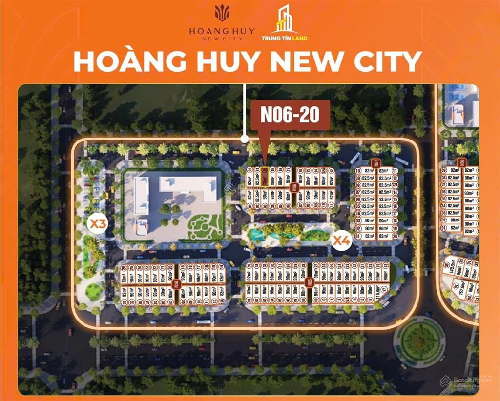 Căn shop liền kề mặt đường 30m giá tốt nhất tại hoàng huy newcity thuỷ nguyên hải phòng