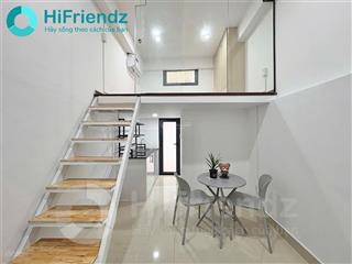 Cho thuê chdv đường ngô tất tố gác cao, full nội thất, ngay lanmark81