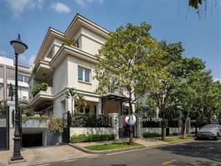 Biệt thự góc sala  thủ thiêm q2  550m2  22x26m hầm 4 tầng  550 tỷ