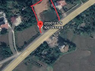 Hottt!!! lô đất tại thạch thất diện tích 1290m2 có ao trong đất, bám đường cao tốc hnhb