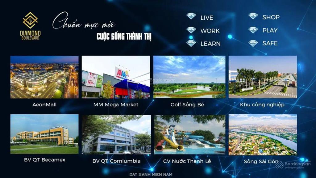 Diamond boulevar giỏ hàng trực tiếp cđt tặng ngay gói nội thất 100tr và xe air blade trị giá 50tr