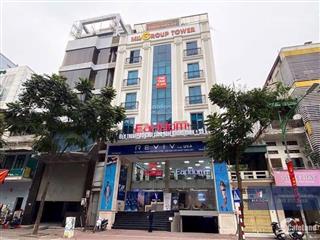 (giảm 4 tỷ)! bán nhà mặt phố hoàng quốc việt, 192m2, 6 tầng, mt 6.2m, vỉa hè 10m, kinh doanh đỉnh!