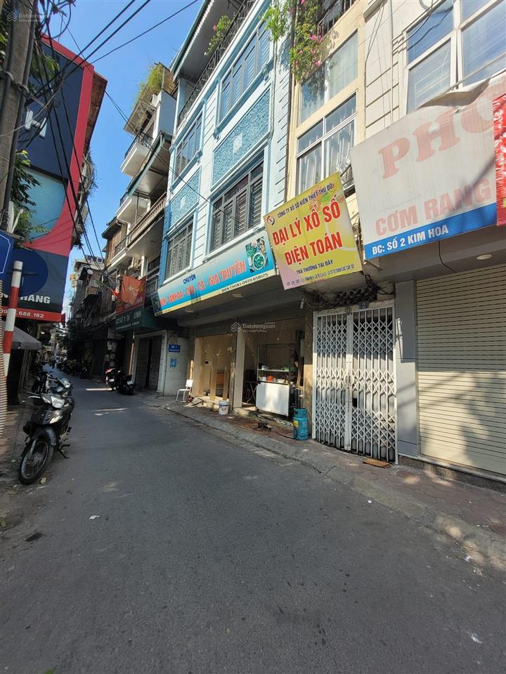 (giảm chào 4 tỷ)! bán nhà mặt phố kim hoa, 70m2, mặt tiền 4m, vỉa hè, vuông vắn, kinh doanh đa dạng
