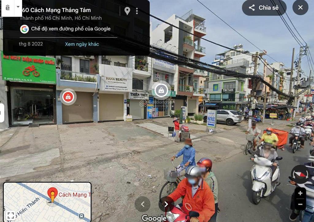 Nhà sát mặt tiền cmt8, 1 trệt 2 lầu, 2pn  3wc, chỉ 4 tỷ, đi bộ ra tuyến metro.