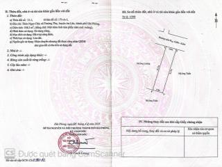 Duy nhất trường thọ, an lão, hải phòng, 2,4 tỷ, 108m2, mặt tiền 5m,cạnh kcn tràng duệ 3 kinh doanh