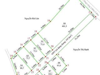 Bán đất 500m2 8 lô fo bìa hồng sẵn cạnh kcn tràng duệ tại an lão, hải phòng, giá ưu đãi 4 tỷ vnd