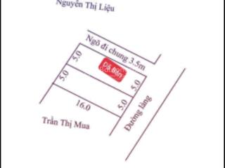 Bán lô đất 80m2 mặt trục đường nhựa thôn đại trang gần kcn tràng duệ 3, giá 1tỷ350 triệu