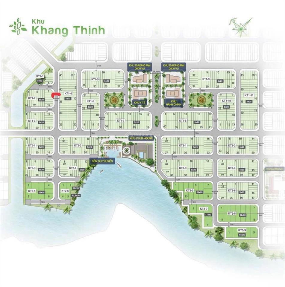 Bán lô đất view đối diện công viên khu khang thịnh giá 1.tỷ 750