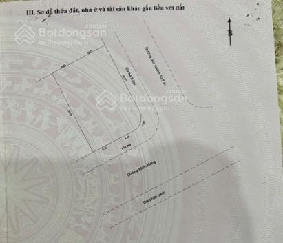 Bán lô đất góc 2 mặt tiền khu saphia, minh mạng, sát biển