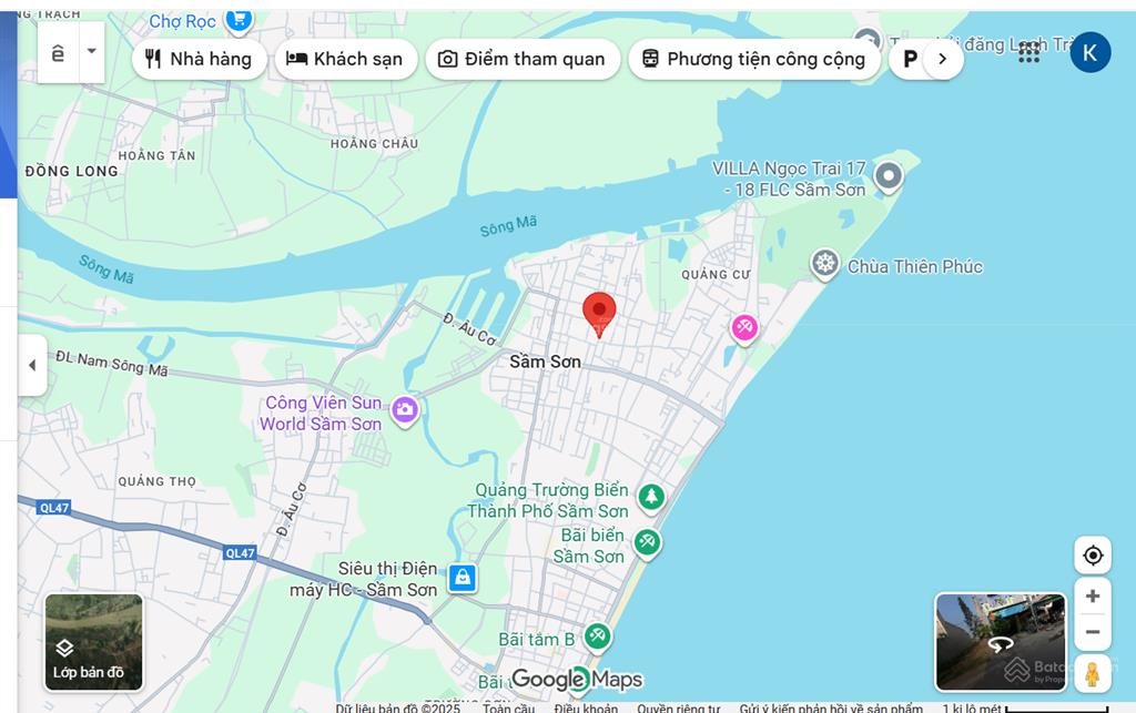 Bán nhà mặt tiền đường ngô quyền  phường quảng cư, sầm sơn
