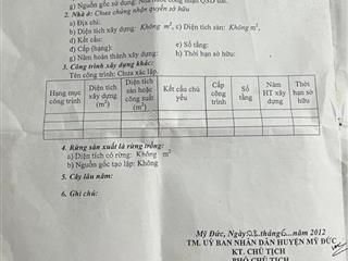 Bán đất thổ cư tại thôn bạch tuyết  xã hùng tiến  mỹ đức, gần bến xe chùa hương, 3,95 tỷ, 270m2