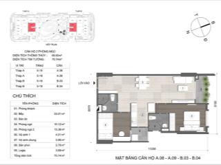 Bán gấp căn hộ 70,74m2 trung tâm cần thơ