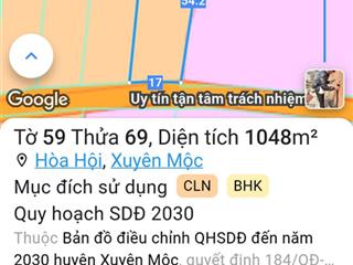 Lô đất view suối 1000m2 đường nhựa khu dân cư