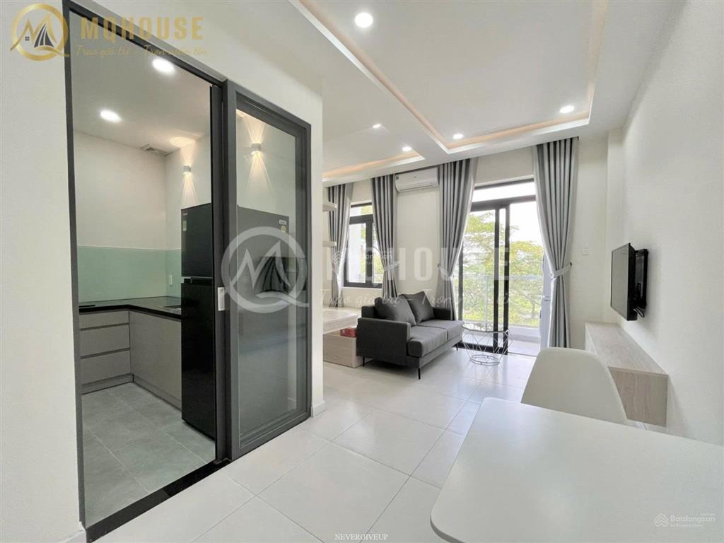 Căn hộ 1pn nội thất cao cấp  ban công lớn view thành phố  giặt sấy riêng ngay đảo kim cương