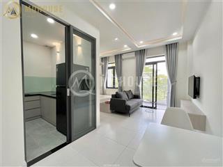 Căn hộ 1pn nội thất cao cấp  ban công lớn view thành phố  giặt sấy riêng ngay đảo kim cương