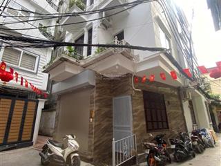 Hoàng hoa thám  văn cao, 5 tầng nội thất xịn, ngõ thông rộng, ô tô đỗ cạnh nhà, 51,6m2, giá 10,3tỷ