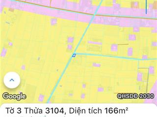 Bán đất tại nguyễn quang đại, mỹ lệ, cần đước, long an, 800 triệu, 166 m2