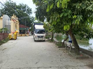 Bán đất tại xã duyên thái, thường tín, hà nội, 6,35 tỷ, 64 m2, 3 ô tô tránh , view hồ