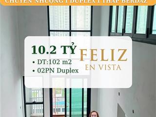 Cần bán 02pn duplex | bàn giao thô | view thoáng mát