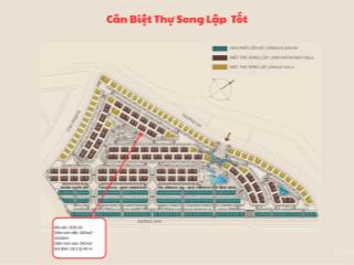 Bán biệt thự đôi the orchard, căn tốt nhất từ cđt, dtxd 241m2 khu compound khép kín, giá từ 15 tỷ