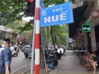 Tòa nhà mặt phố phố huế, lô góc, 10 tầng thang máy, dt 432m2, mt siêu rộng 201 tỷ