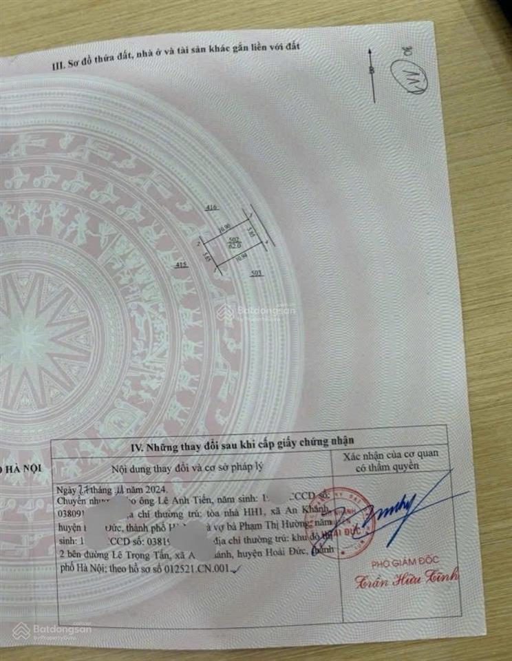 Đất đẹp an khánh hơn 60m2 mặt tiền gần 6m ngõ rộng hơn 3m ô tô vào nhà giá đầu tư chỉ 6,x tỷ