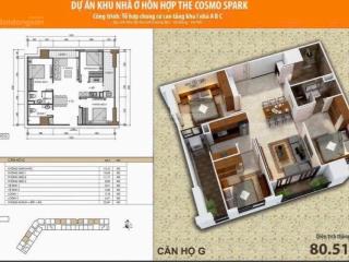 Bán căn hộ 3n2vs  80m2 chung cư xuân mai, yên nghĩa  nhà tầng trung, hướng mát có ban công.