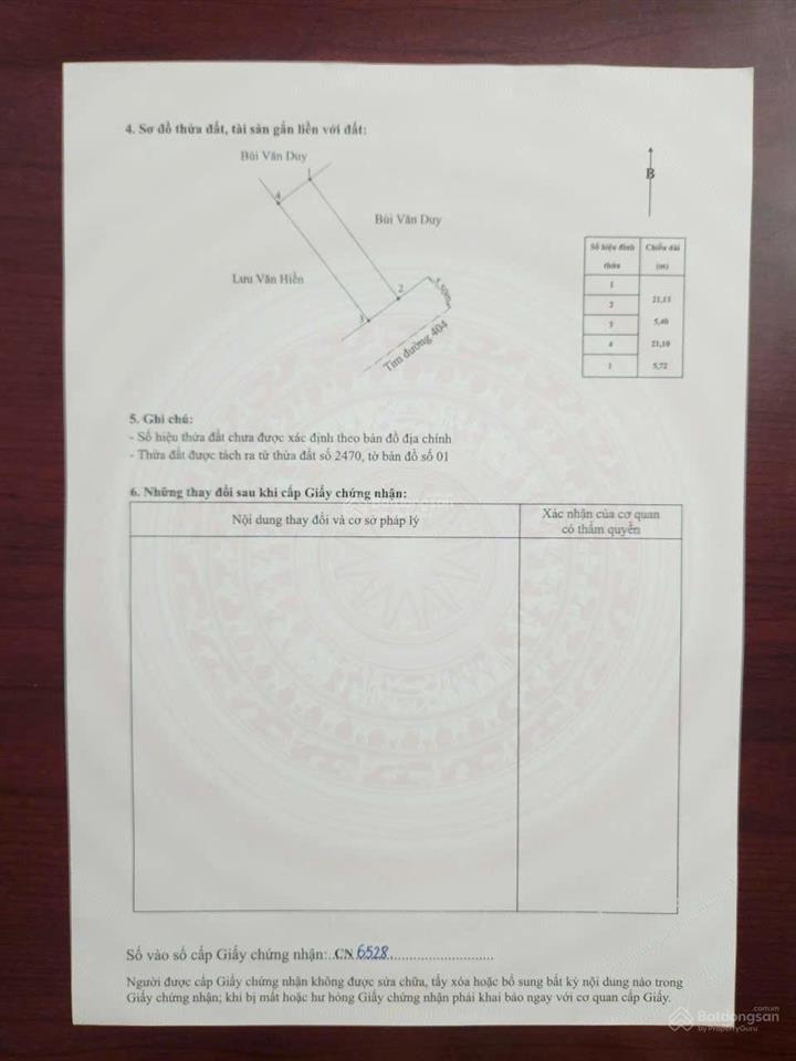 Siêu phẩm mặt đg 404 gần cảnh nam đồ sơn ko quy hoạch 117.4m2 ngang 5,4m (nở hậu) giá chỉ 3,8 tỷ