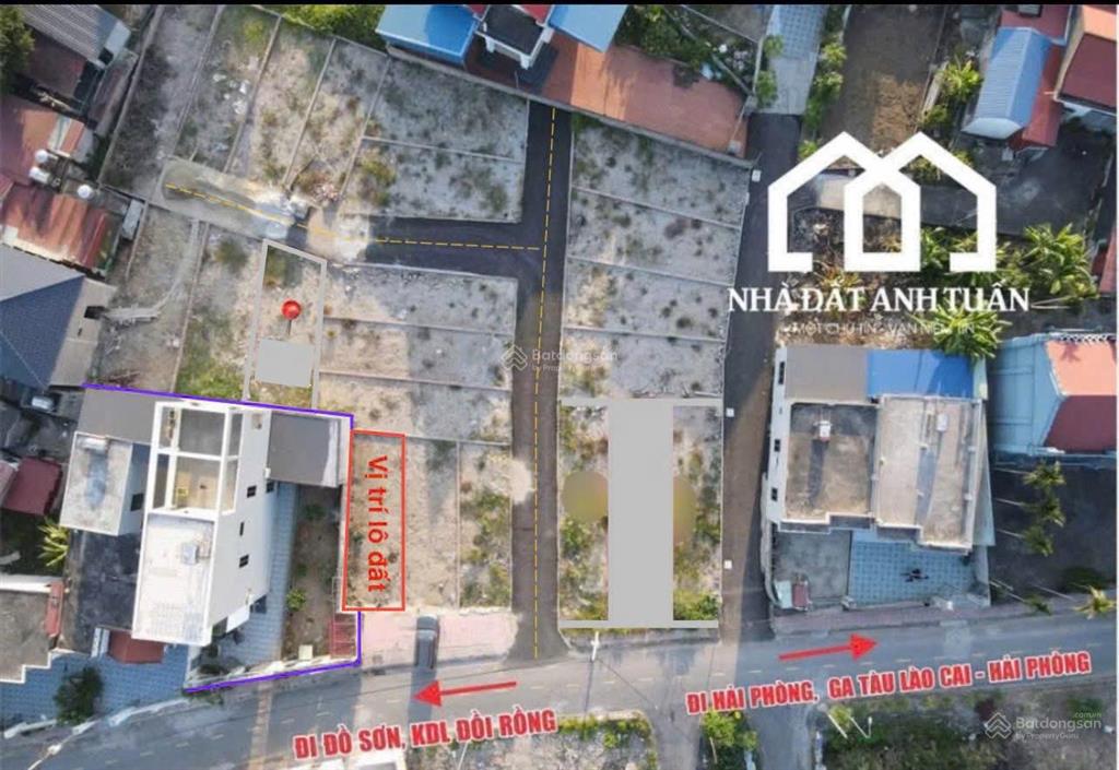 Siêu phẩm đường nhựa thôn 8m có vỉa hè nhìn ra ga đường sắt lc  hn  hp 68,3m2 giá chỉ 1 tỷ 550tr