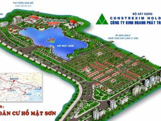 Bảng hàng độc quyền chính thức từ cđt giai đoạn 3 dự án khu dân cư hồ mật sơn chí linh hải dương