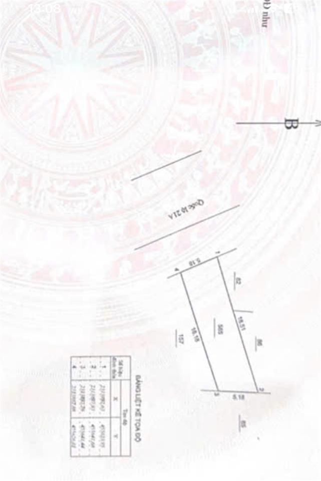 Bán đất mặt đường quốc lộ 21a, 87 m2, mặt tiền 5.2 m giá 3.6 tỷ
